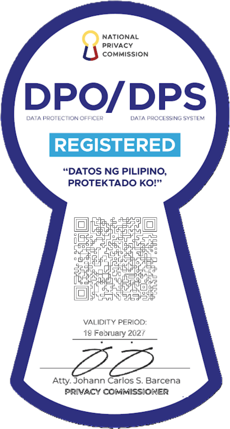 National Privacy Commission DPO/DPS registered seal